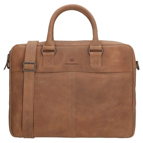 Micmacbags Malmo laptoptas 15,6 inch Bruin