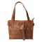Revival by Leather Design Handtas Hunter Bruin