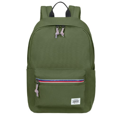 American Tourister Upbeat Backpack Zip olive green backpack