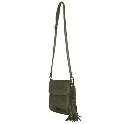 Bag2Bag Schoudertas / Heuptas / Portemonnee Yuka Olijf