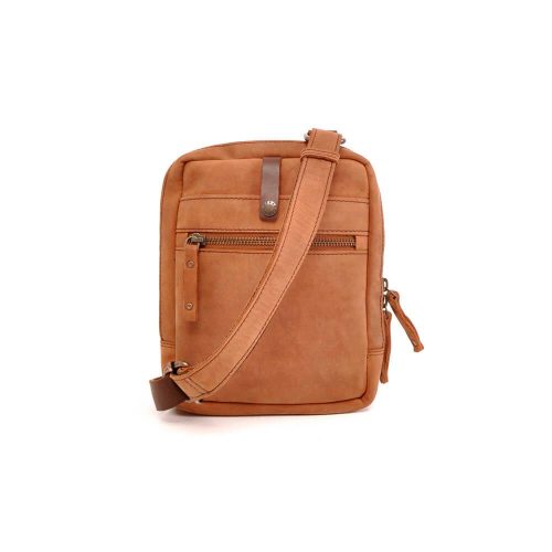Barbarossa Ruvido Leren Mens Bag Coffee