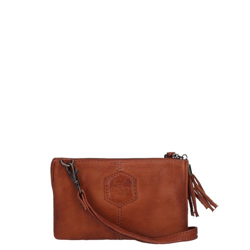 Bear Design Callisto Pelle Alessia Clutch cognac Damestas