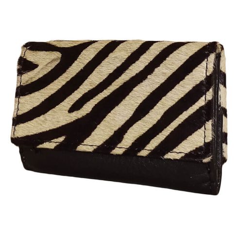Bear Design Compacte Portemonnee met Vachtje Zebra