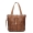 Bear Design Cow Lavato Woven Schoudertas cognac