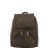 Bear Design Dark Nature Rugtas Met Flap brown Damestas