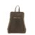 Bear Design Dark Nature Rugtas Met Rits brown Damestas