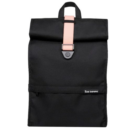 Bold Banana Roll Top Rugzak Black Rose