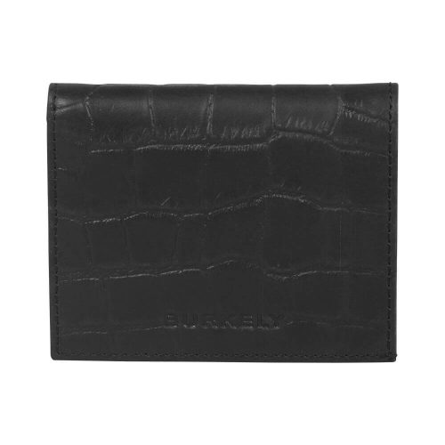 Burkely Croco Cassy Card Wallet Portemonnee RFID Zwart