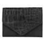 Burkely Croco Cody Wallet S Portemonnee RFID Zwart