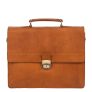Burkely Vintage Dean Briefcase 3-Vaks Cognac
