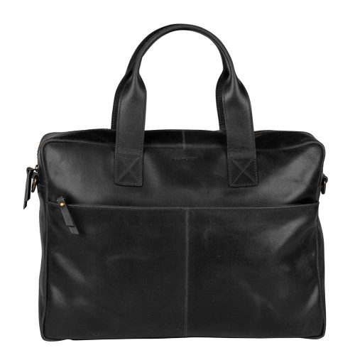 Burkely Vintage River Worker 15.6" Laptop Bag Black