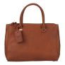 Burkely Vintage Wieske 2-Zipper Shoulder Bag Cognac