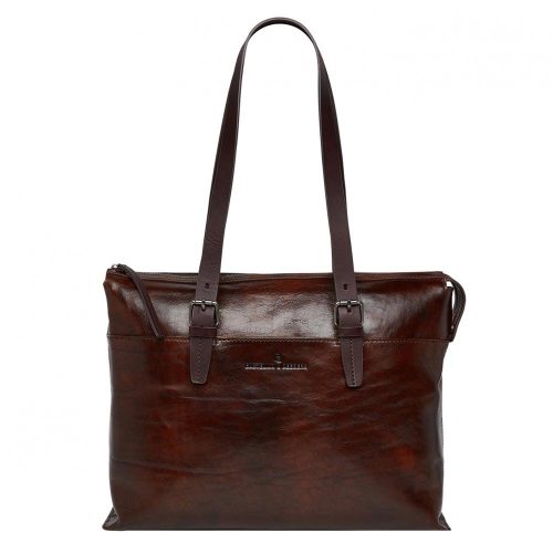 Castelijn & Beerens Rien Dames Laptoptas 15.4'' RFID Cognac