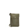 Charm London Elisa Telefoontasje olijfgroen Leren tas