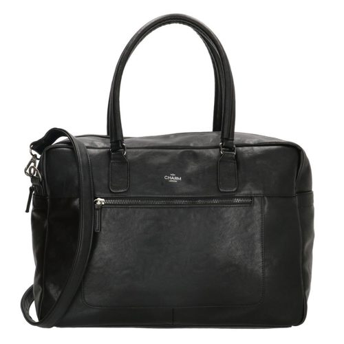 Charm London Farringdon Laptoptas zwart