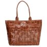 Charm London Handtas Woven Elisa Bruin