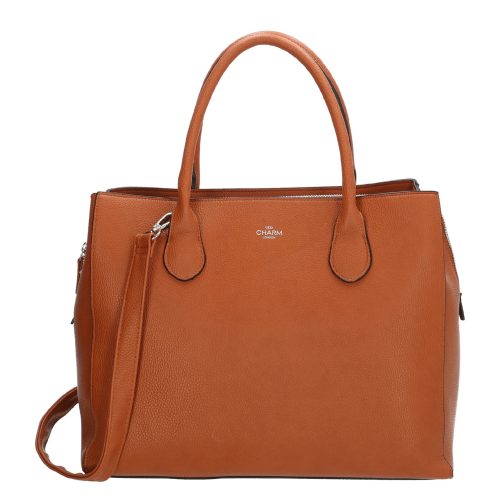 Charm London Stratford Laptoptas 13.3" cognac