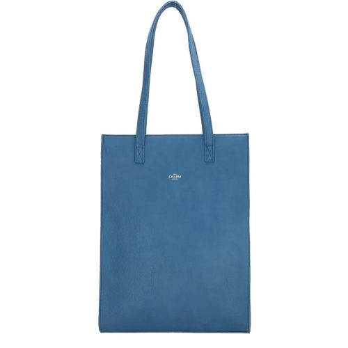 Charm London Stratford Shopper 15.6 inch jeansblauw II