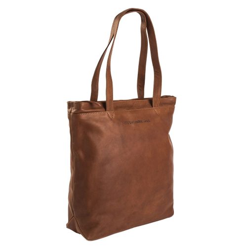 Chesterfield leren shopper Bonn cognac
