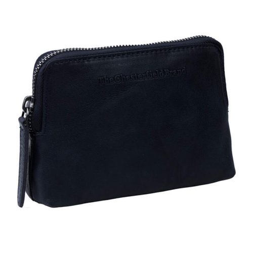 Chesterfield Etui Portemonnee RFID Houston Navy Blauw