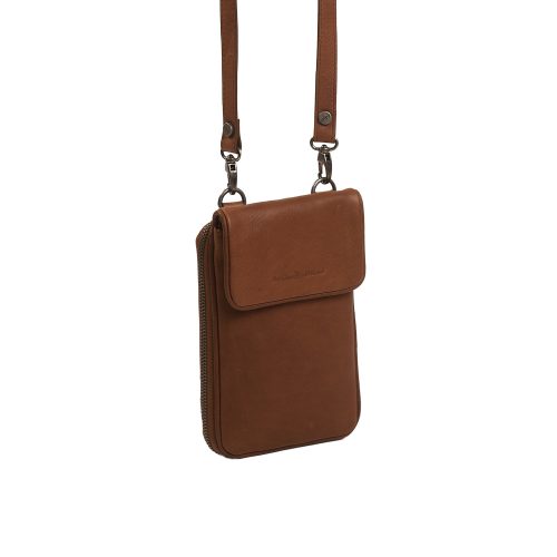 Chesterfield Leren Telefoontasje Anderson Cognac