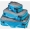Cocoon Packing Cube Ultralight Set 3-Delig Middenblauw