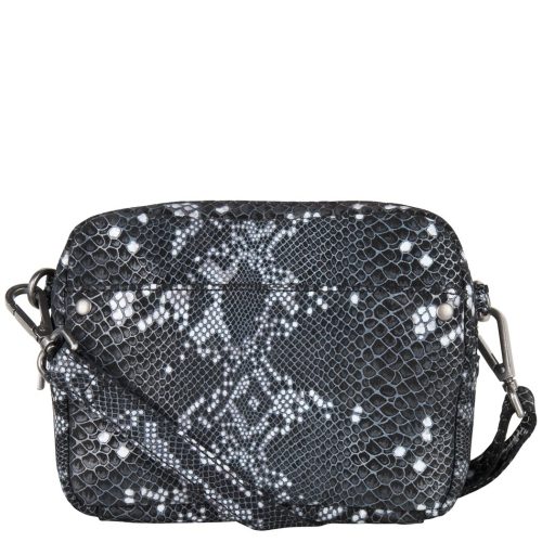 Cowboysbag Crossbody Schoudertas Bag Bobbie X Bobbie Bodt Snake Black and White