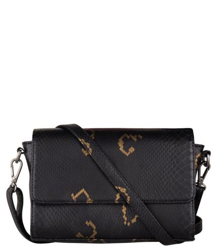 Cowboysbag Schoudertas Bag Topaz X Bobbie Bodt Snake Black and Gold