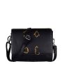 Cowboysbag X Bobbie Bodt Bag Sapphire Schoudertas Snake Black And Gold