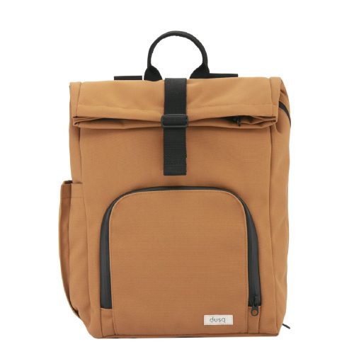 Dusq Vegan Bag Canvas sunset cognac backpack