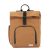 Dusq Vegan Bag Canvas sunset cognac backpack
