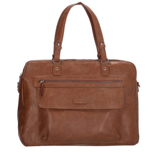 Enrico Benetti Caen 17'' Laptop / Business Bag cognac