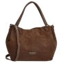 Enrico Benetti Corduroy Ribstof Handtas/Schoudertas Loïs Bruin