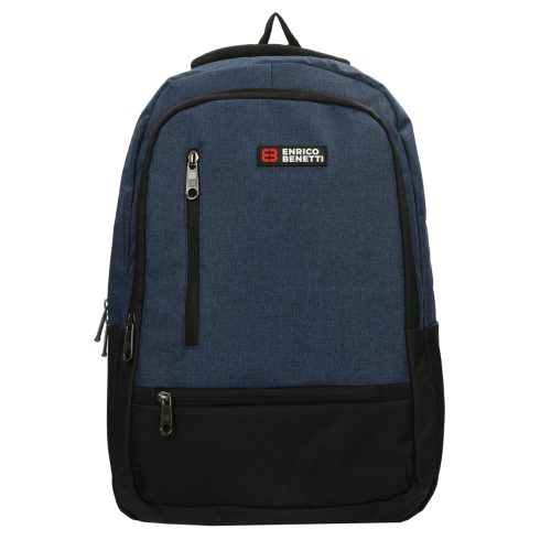 Enrico Benetti Hamburg 15'' Laptop Backpack blue backpack