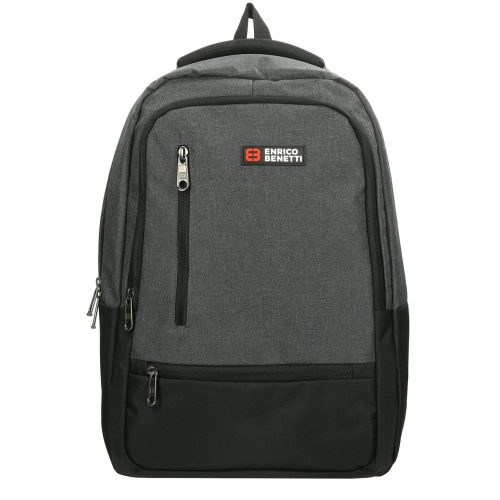 Enrico Benetti Hamburg 15'' Laptop Backpack grey backpack
