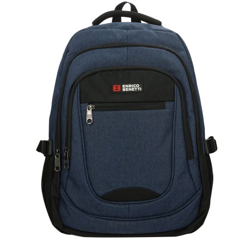 Enrico Benetti Hamburg 17'' Laptop Backpack blue backpack
