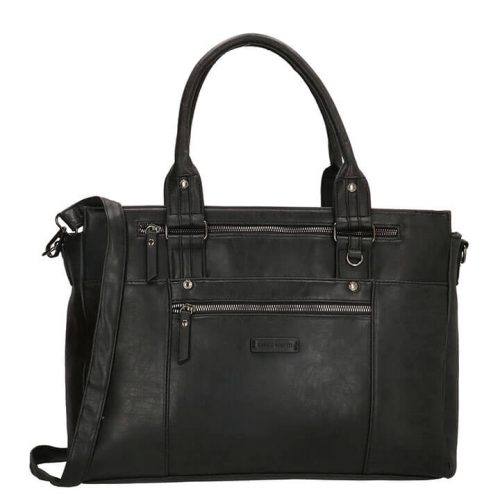 Enrico Benetti Schoudertas / Handtas Nikki 14'' Zwart