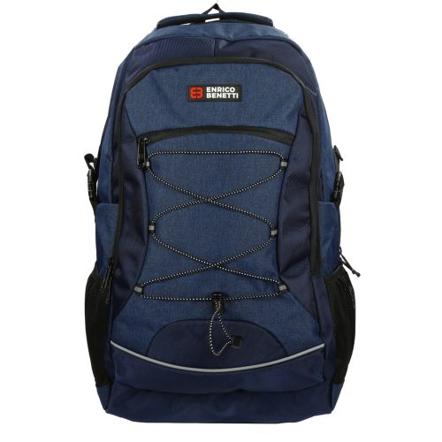 Enrico Benetti Yellow Stone 17'' Laptop Rugzak blauw