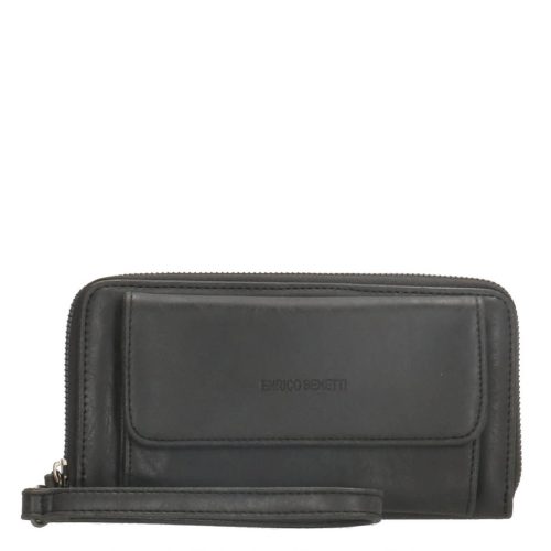 Enrico Benetti Zip Around Portemonnee / Clutch Zoë Zwart