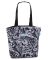 strandtas Aloha 23 liter zwart/wit