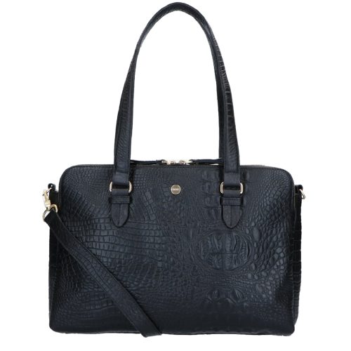 FMME. Charlotte 15.6 Workingbag Croco black