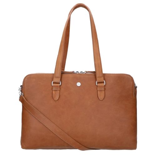 FMME. Charlotte 15.6 Workingbag Nature cognac