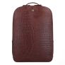 FMME. Claire 15.6 Backpack Croco brown backpack