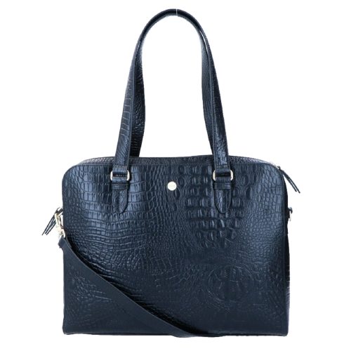 FMME. Claudia 15.6 Croco black Aktetas