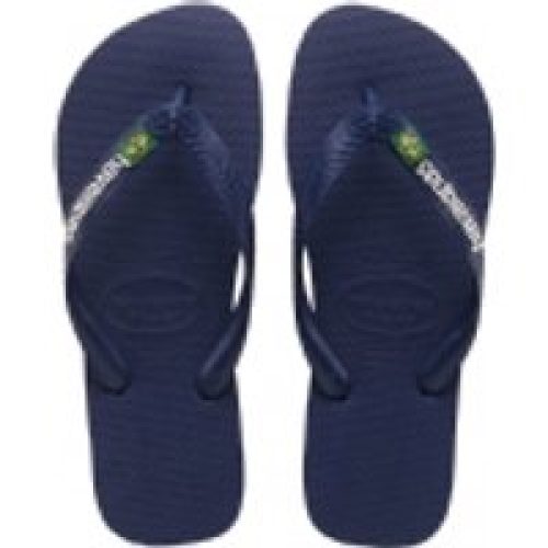 Havaianas Slippers Kids Flipflops Brasil Logo Blauw