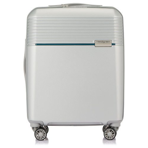 Hedgren Trolley Koffer Stripe XS 55cm zilver
