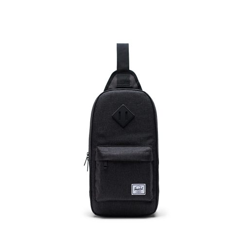 Herschel Heritage Crossbody Schoudertas Black Crosshatch