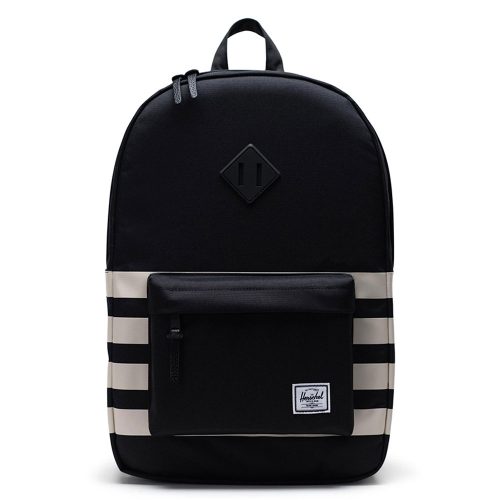 Herschel Heritage Rugzak Black/ Birch Stripe