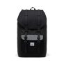 Herschel Little America Rugzak Black Crosshatch Black Raven Crosshatch