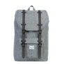 Herschel Supply Co. Little America Mid-Volume Rugzak raven crosshatch/black rubber Laptoprugzak